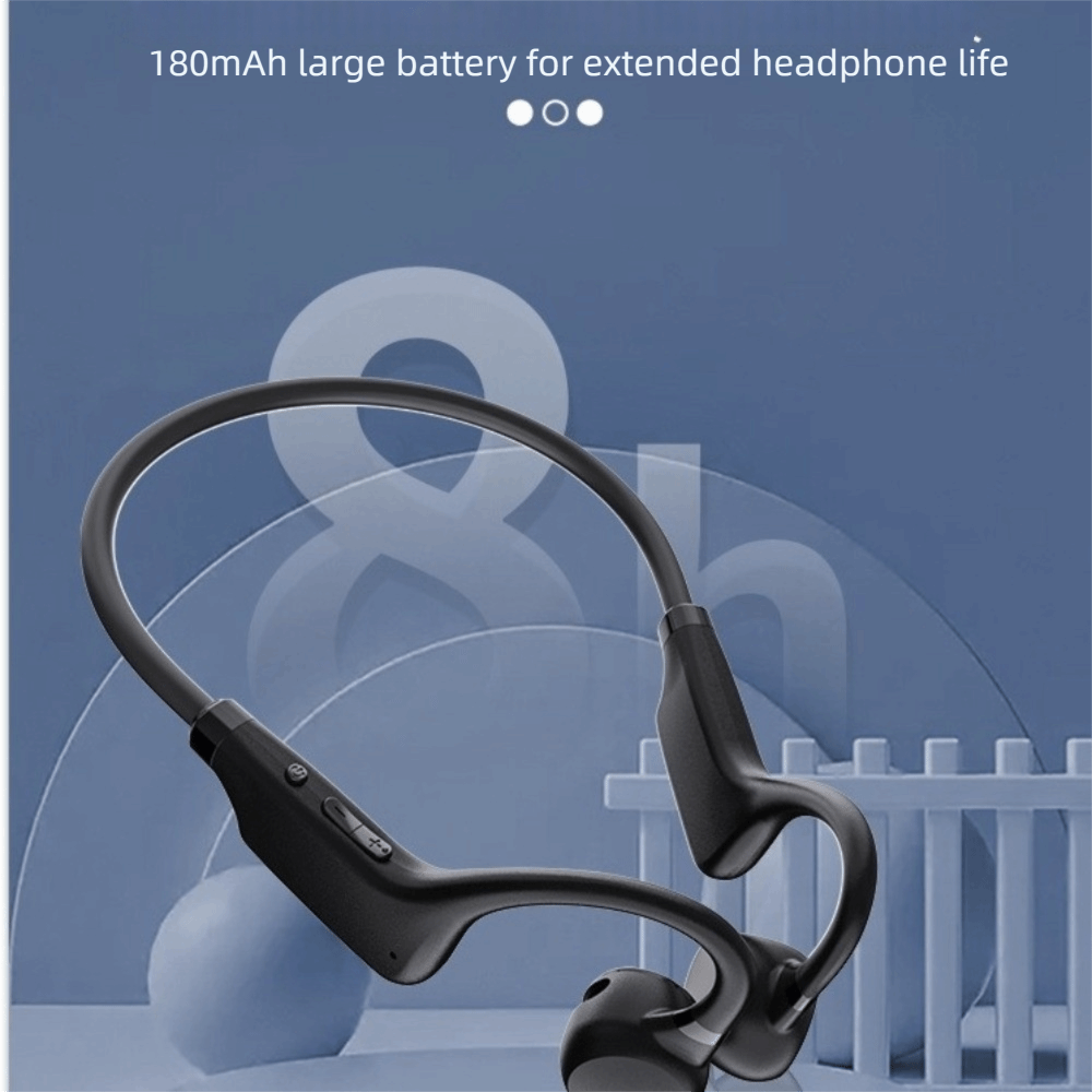 Bone Conduction Headphones Bluetooth 5.3 - หูฟังแบบนำเสียงผ่านกระดูก ไร้สาย บลูทูธ 5.3 แบบเปิดหู กันน้ำ