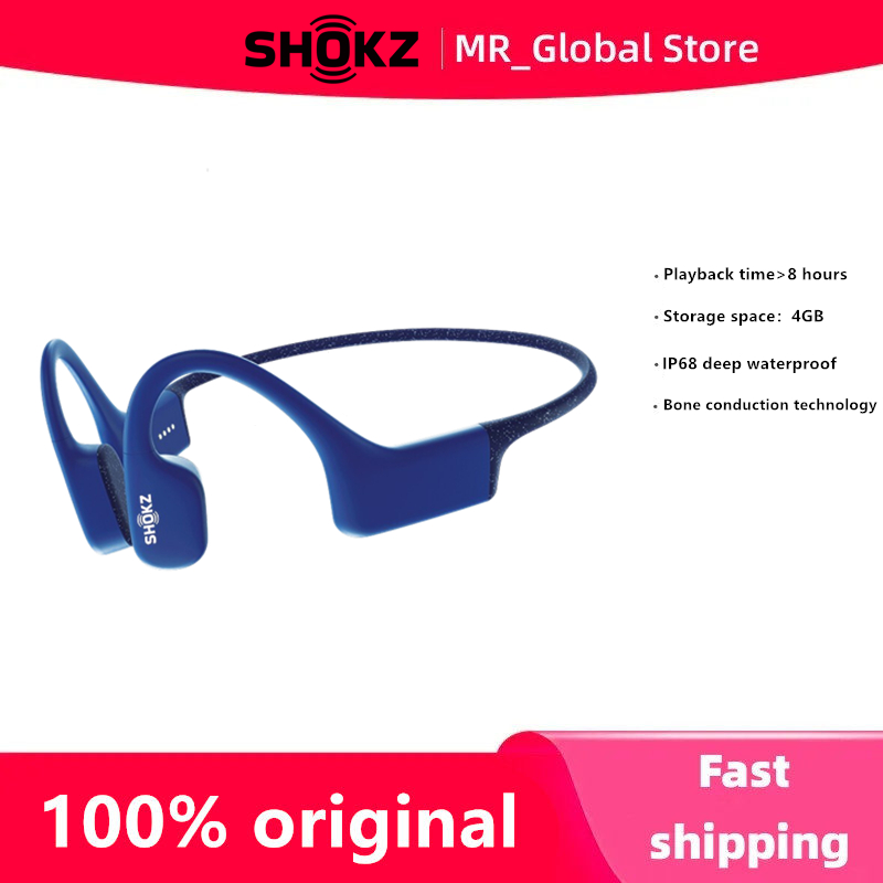 Swimming Bone Conduction Earphones Ip68 Mp3 - Shokz OpenSwim S700 ของแท้ เครื่องเล่นเพลง MP3