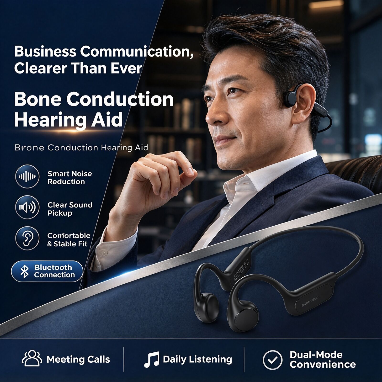 เครื่องขยายเสียงแบบนำเสียงผ่าน - Bone Conduction Hearing Aid Amplifier บทวิจารณ์และราคา