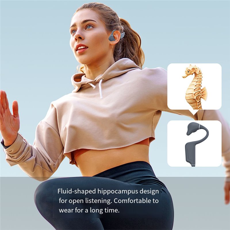 B86B-หูฟังแบบนำเสียงผ่านกระดูก - Swimming Bone Conduction Earphones Ip68 Mp3 บทวิจารณ์และราคา