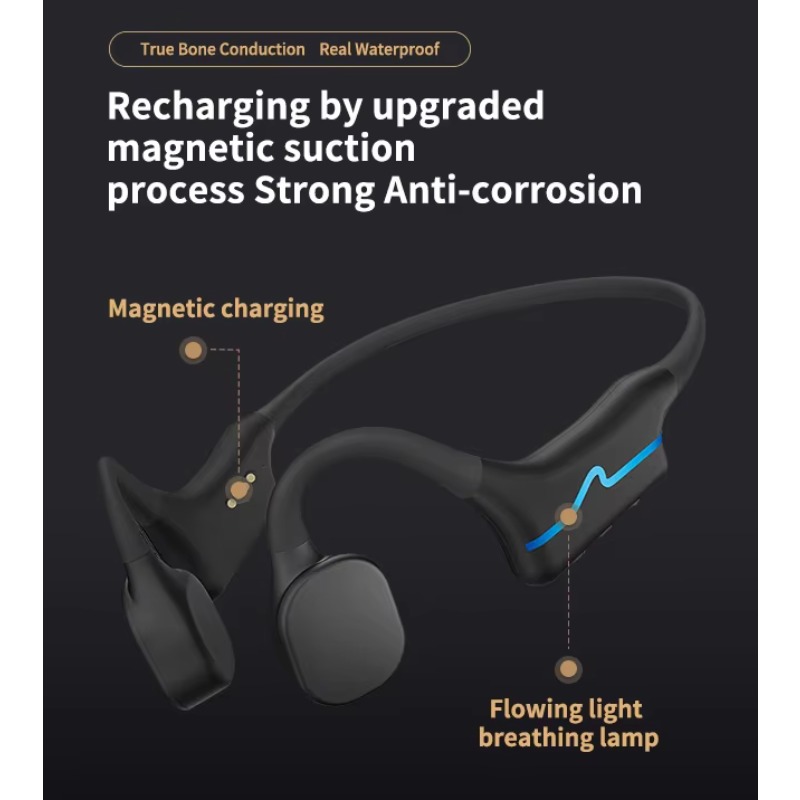 กันน้ำระดับ IP68 แบบส่งสัญญาณผ - Swimming Bone Conduction Earphones Ip68 Mp3 บทวิจารณ์และราคา
