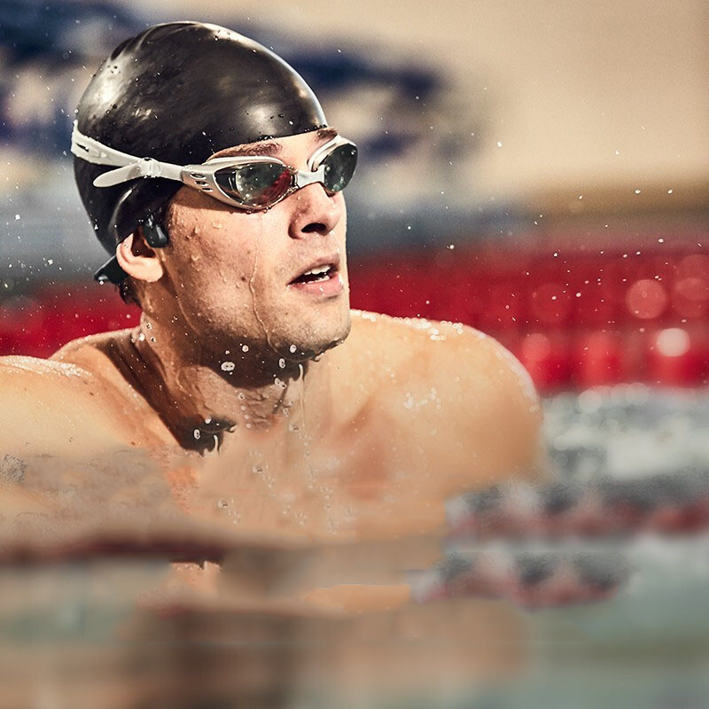 หูฟังแบบนำเสียงผ่านกระดูก SHOK - Swimming Bone Conduction Earphones Ip68 Mp3 บทวิจารณ์และราคา