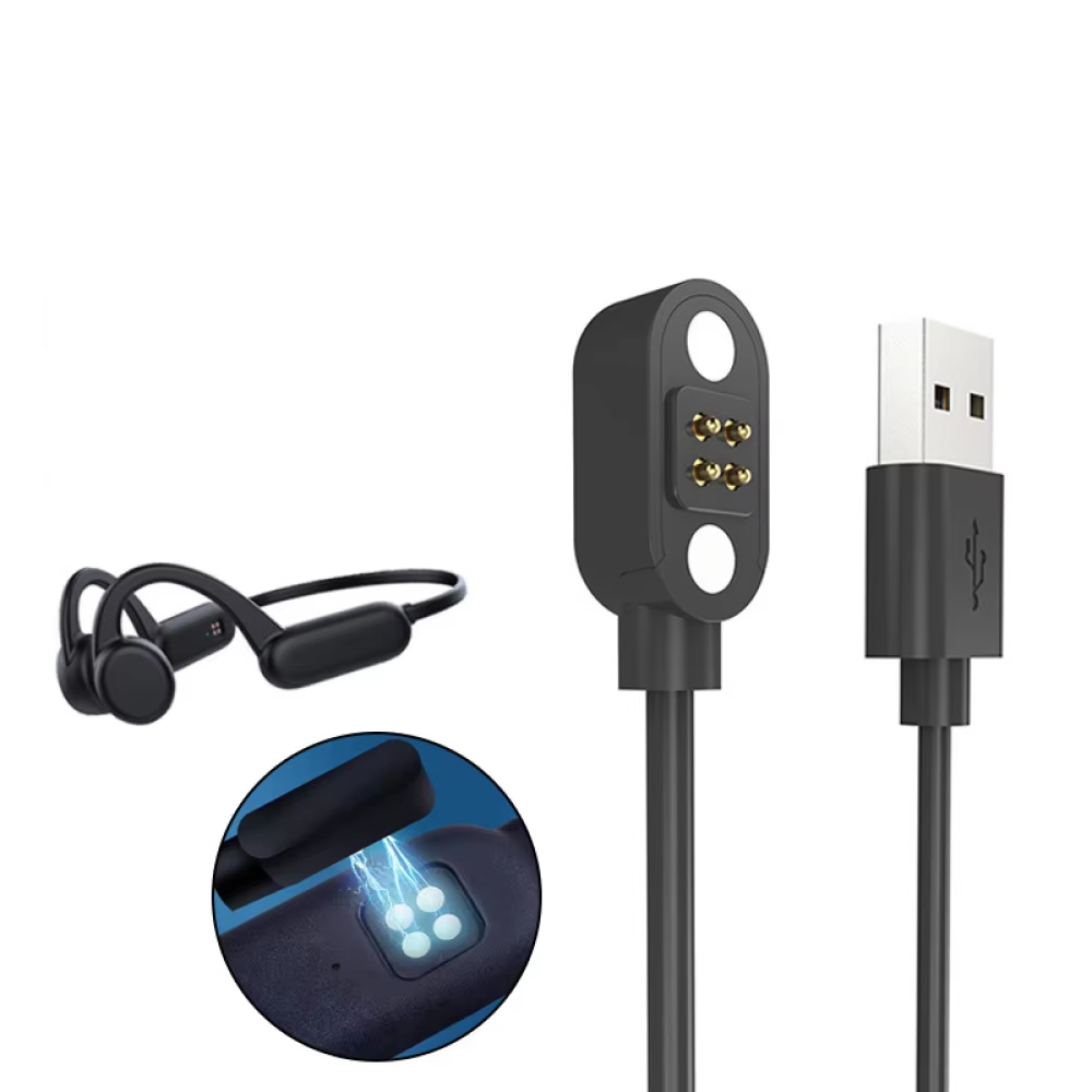 หูฟังแบบนำเสียงผ่านกระดูกพร้อม - Magnetic Charging Cable Bone Conduction บทวิจารณ์และราคา