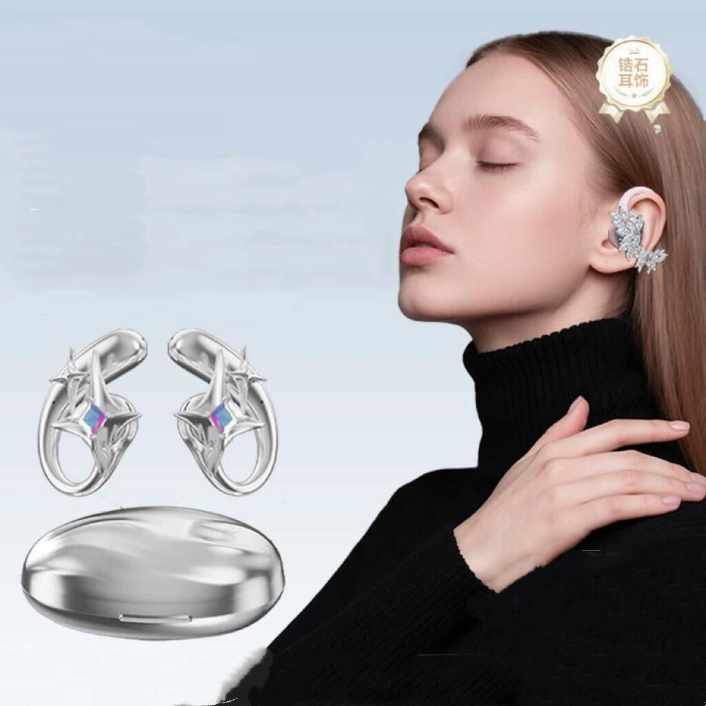 หูฟังบลูทูธไร้สายแบบเกี่ยวหู ร - Magnetic Charging Cable Bone Conduction บทวิจารณ์และราคา