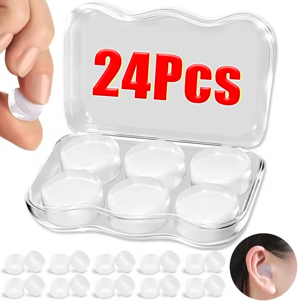 จุกอุดหูซิลิโคนเจลใสแบบนิ่ม ป้ - Waterproof Swimming Earplugs Silicone บทวิจารณ์และราคา