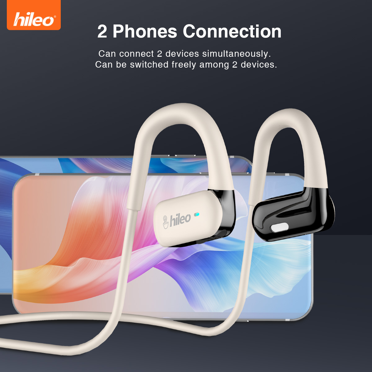 ลำโพง Hileo Hi77 หูฟังบลูทูธไร - Silicone Ear Hooks Sports Headphones บทวิจารณ์และราคา