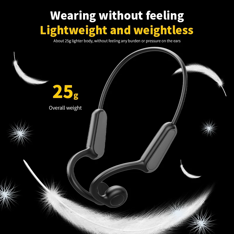 หูฟังแบบ Bone Conduction IPX5  - Bone Conduction Headphones Bluetooth 5.3 บทวิจารณ์และราคา
