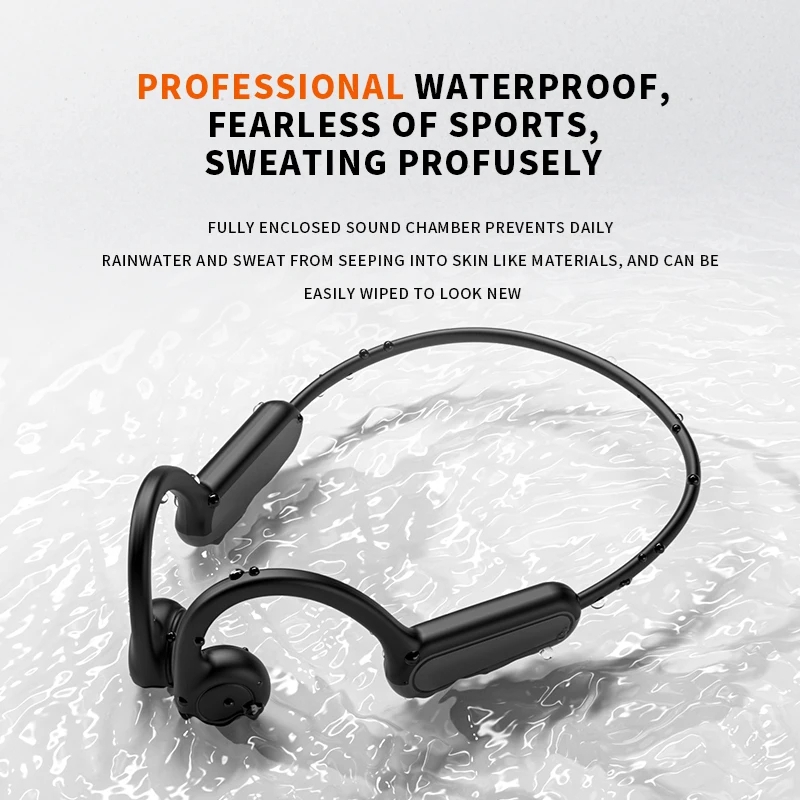 หูฟังแบบ Bone Conduction IPX5  - Bone Conduction Headphones Bluetooth 5.3 บทวิจารณ์และราคา