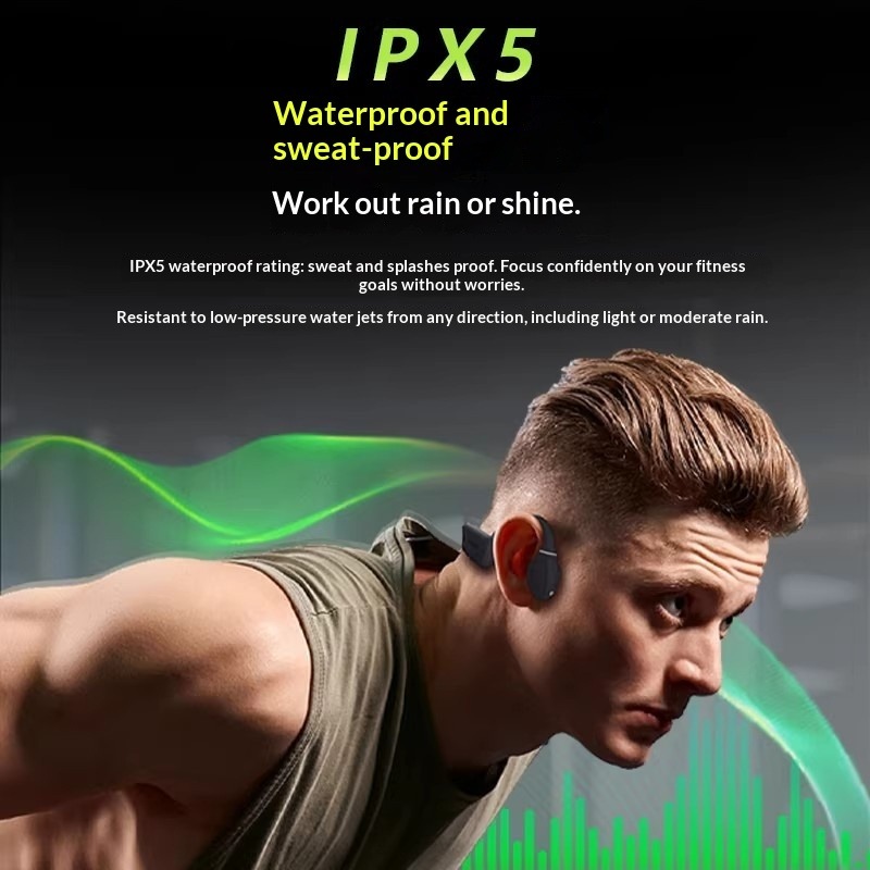 หูฟังบลูทูธแบบไร้สายชนิดเกี่ยว - Bone Conduction Headphones Bluetooth 5.3 บทวิจารณ์และราคา