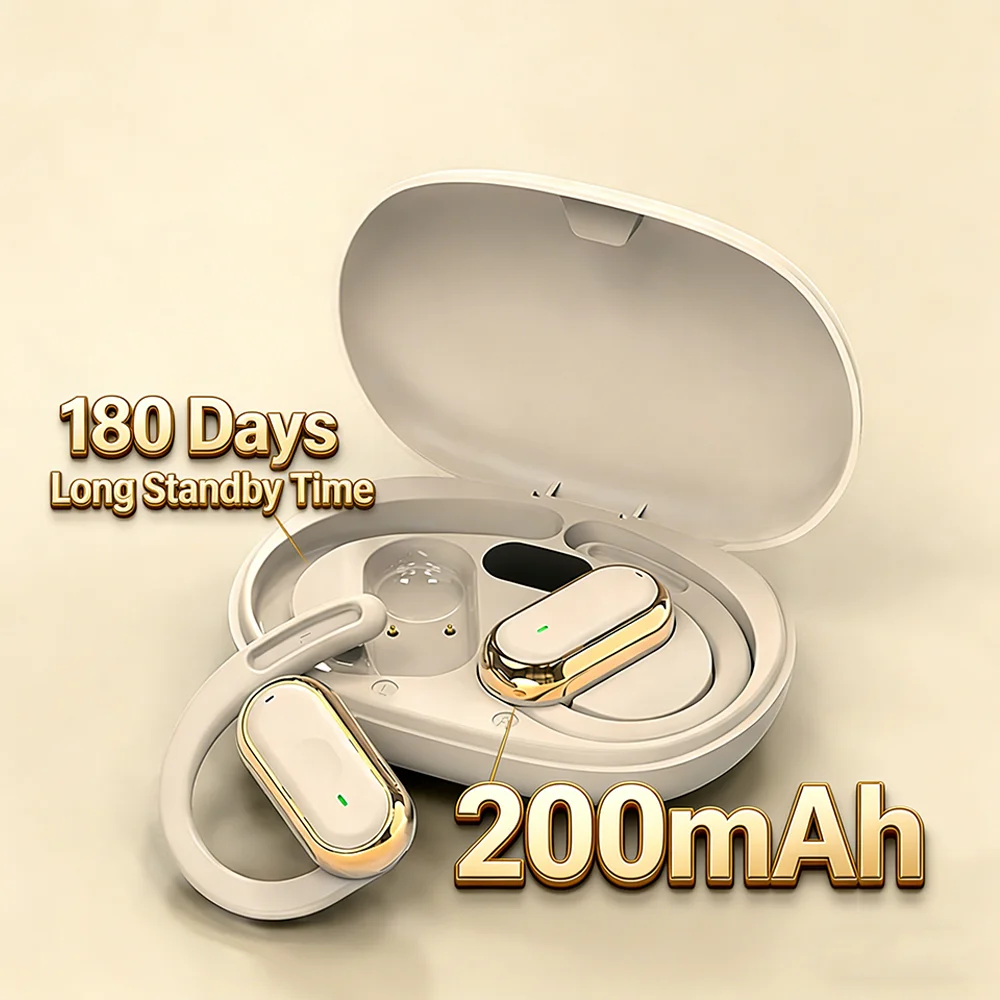 หูฟังบลูทูธ KEBIDUMEI แบบเปิดห - Silicone Ear Hooks Sports Headphones บทวิจารณ์และราคา
