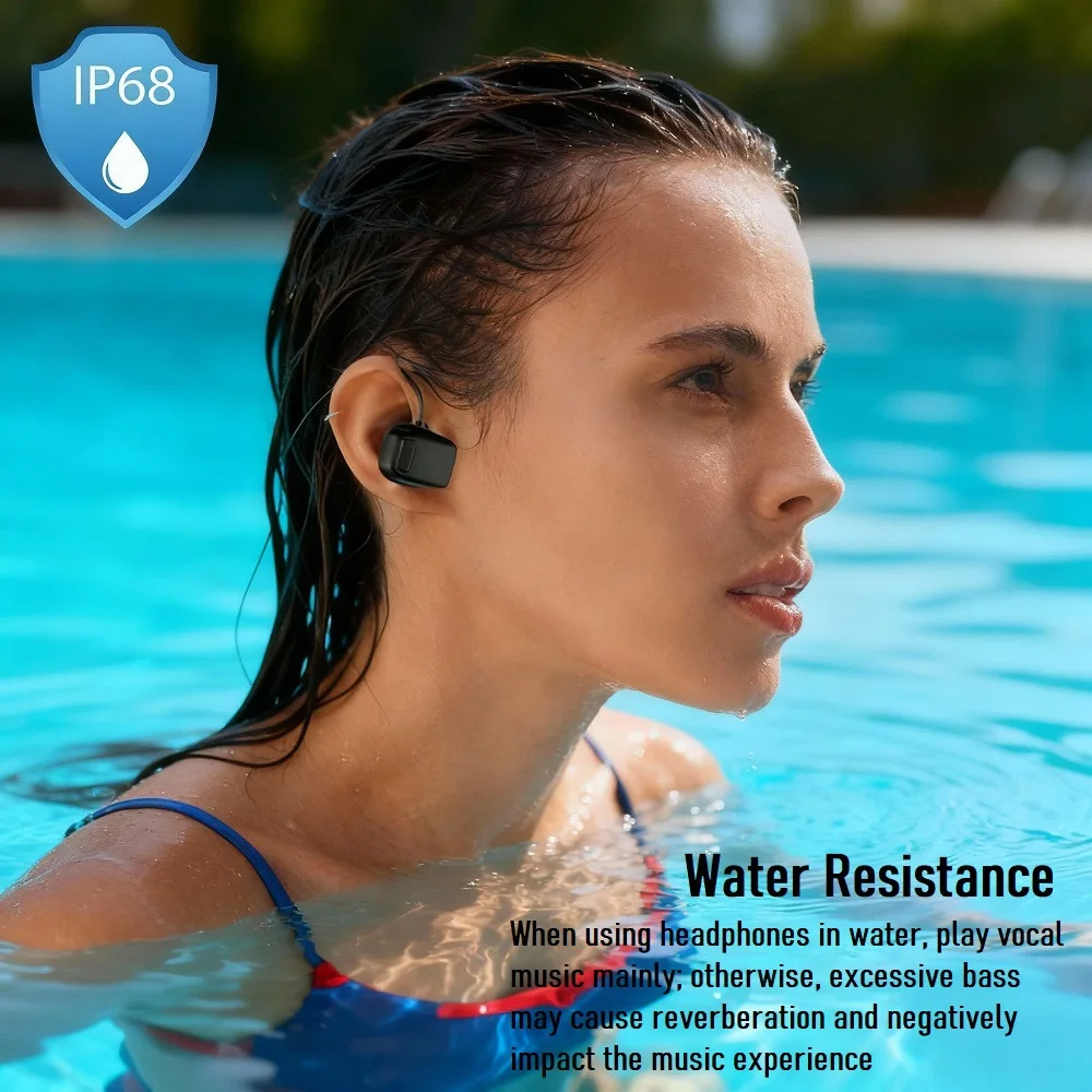 หูฟังบลูทูธแบบ Open Bone Condu - Swimming Bone Conduction Earphones Ip68 Mp3 บทวิจารณ์และราคา