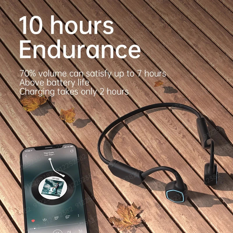 ไร้สาย 5.3 ชุดหูฟังบลูทูธ IPX8 - Bone Conduction Headphones Bluetooth 5.3 บทวิจารณ์และราคา