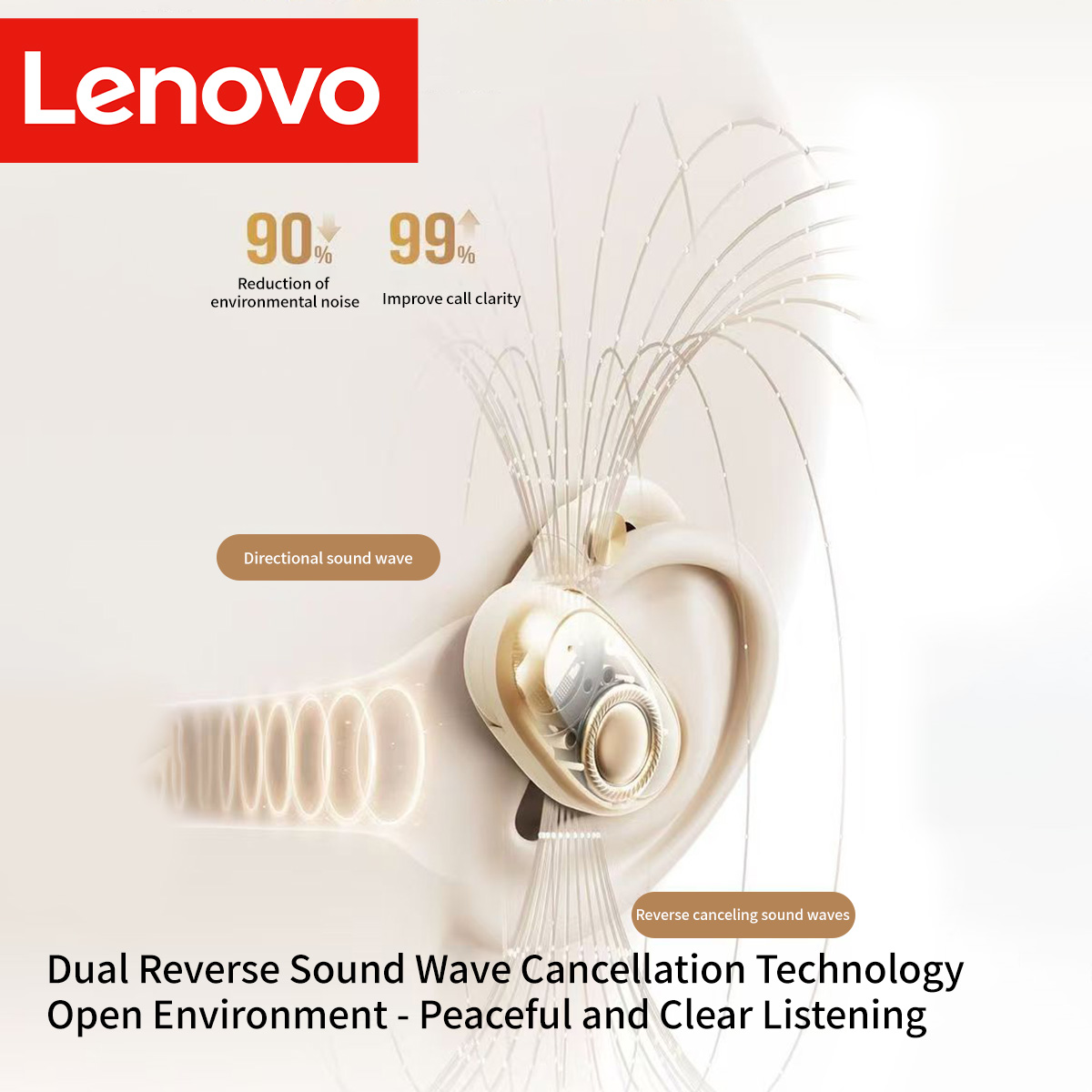 หูฟัง Lenovo EA366 แบบคล้องหู  - Bone Conduction Headphones Bluetooth 5.3 บทวิจารณ์และราคา