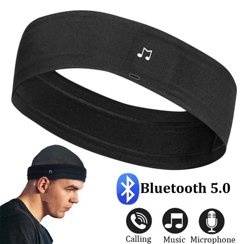 หูฟังบลูทูธแบบคาดศีรษะสำหรับเล - Sports Headband With Bone Conduction บทวิจารณ์และราคา