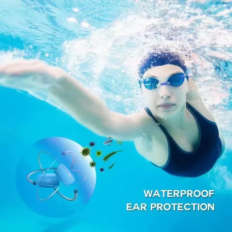 ที่อุดหูซิลิโคนแบบนุ่ม ที่อุดห - Waterproof Swimming Earplugs Silicone บทวิจารณ์และราคา