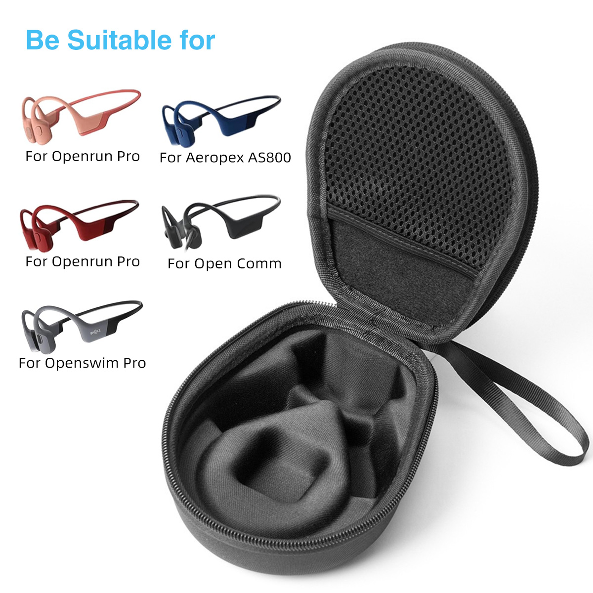 กระเป๋าพกพา EVA แบบแข็งสำหรับ  - Hard Travel Case Bone Conduction Earphones บทวิจารณ์และราคา