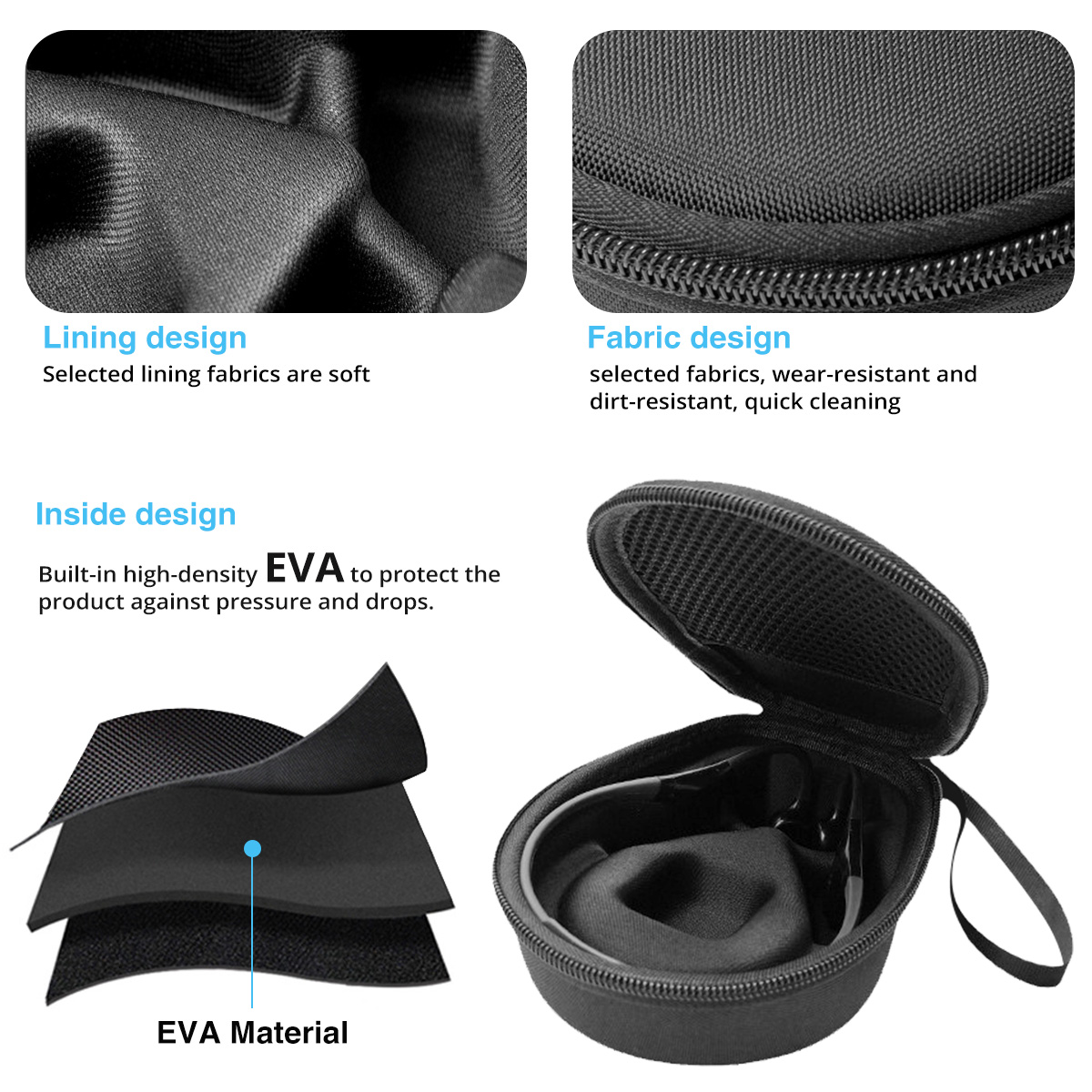 กระเป๋าพกพา EVA แบบแข็งสำหรับ  - Hard Travel Case Bone Conduction Earphones บทวิจารณ์และราคา