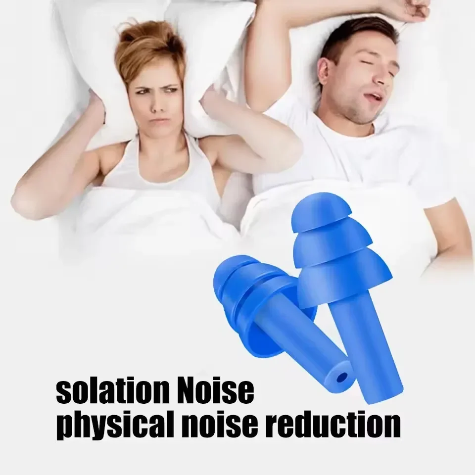 25/1คู่ ที่อุดหูสำหรับนอนหลับ  - Waterproof Swimming Earplugs Silicone บทวิจารณ์และราคา