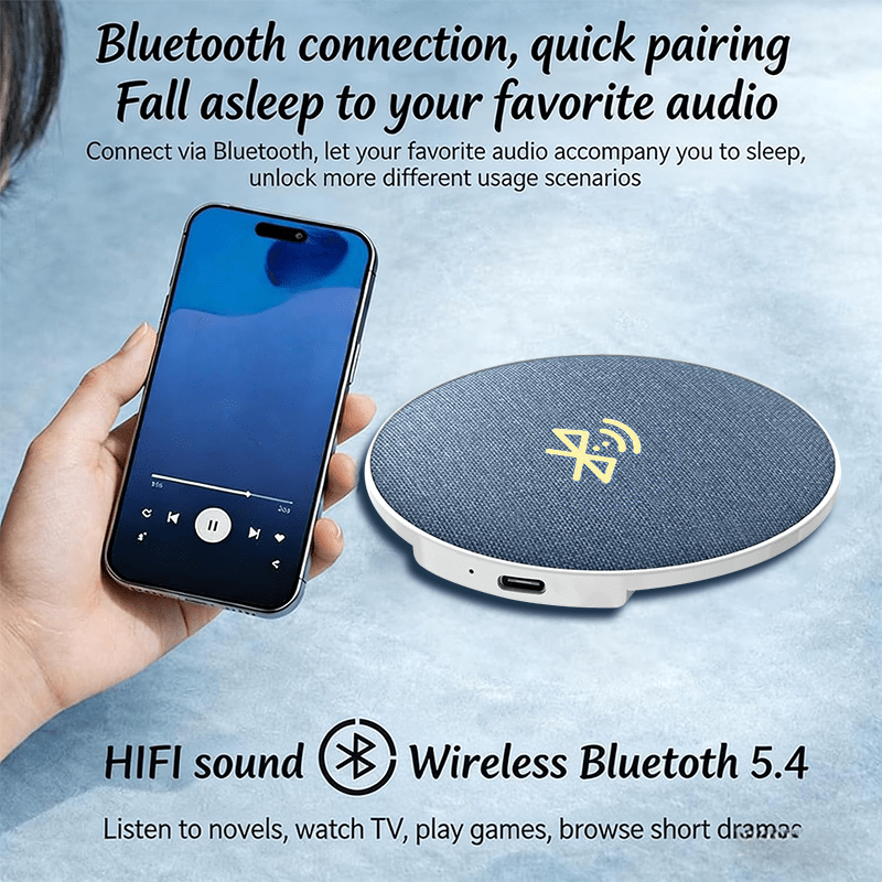 หูฟังสำหรับนอนพร้อมลำโพงในตัว, - Bone Conduction Pillow Speaker Sleep Aid บทวิจารณ์และราคา