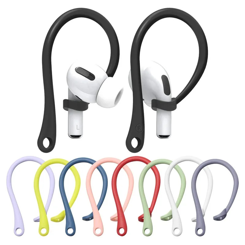 1-3 คู่ ตะขอเกี่ยวหูซิลิโคนกัน - Silicone Ear Hooks Sports Headphones บทวิจารณ์และราคา