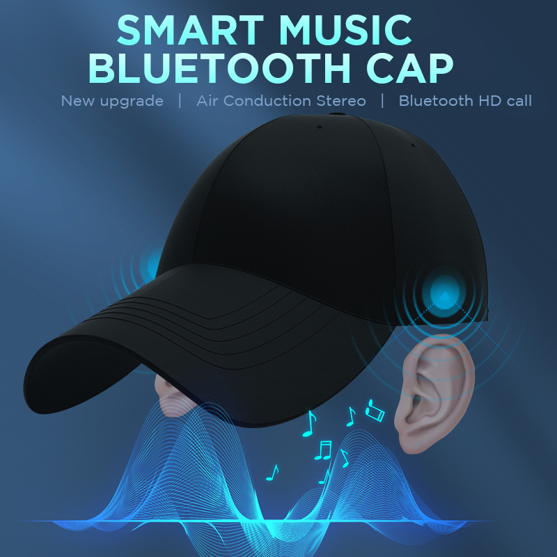 หมวกบลูทูธอัจฉริยะแบบไร้สาย ปร - Magnetic Charging Cable Bone Conduction บทวิจารณ์และราคา