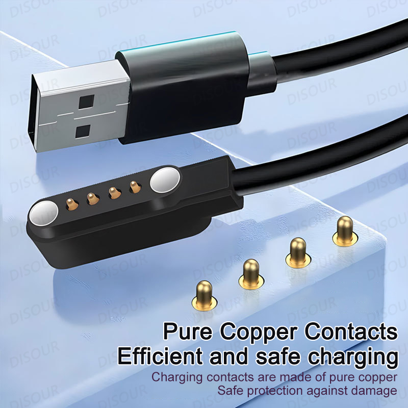 VAORLO 4 ขา 60 ซม.สายชาร์จเหมา - Magnetic Charging Cable Bone Conduction บทวิจารณ์และราคา