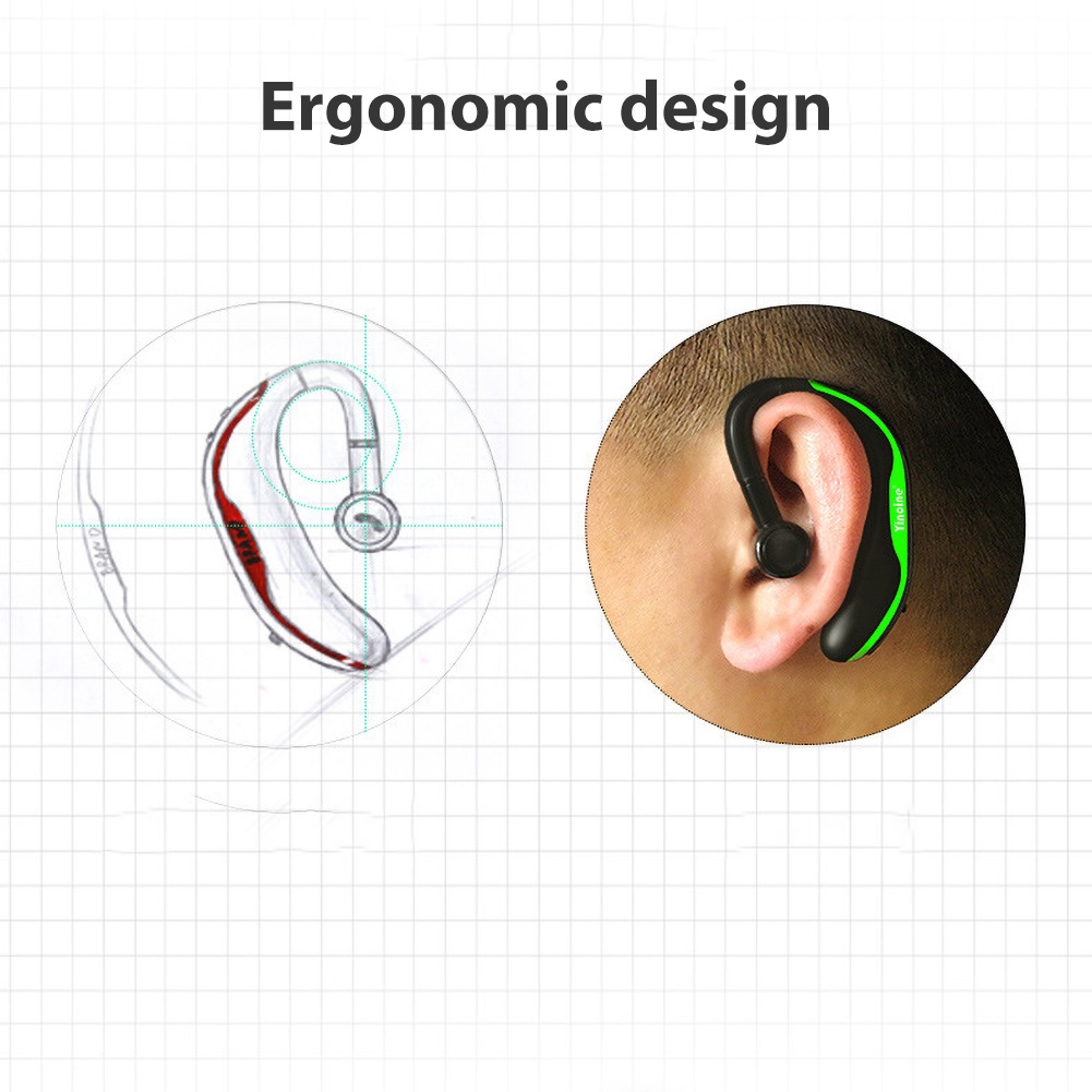 หูฟังบลูทูธไร้สาย F600 1ชิ้นแฮ - Silicone Ear Hooks Sports Headphones บทวิจารณ์และราคา