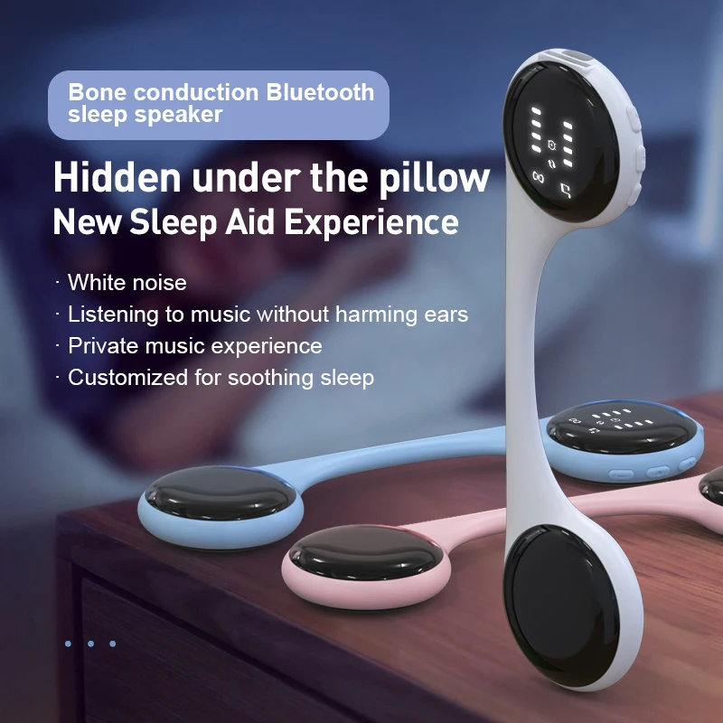 ลำโพงบลูทูธแบบนำเสียงผ่านกระดู - Bone Conduction Pillow Speaker Sleep Aid บทวิจารณ์และราคา