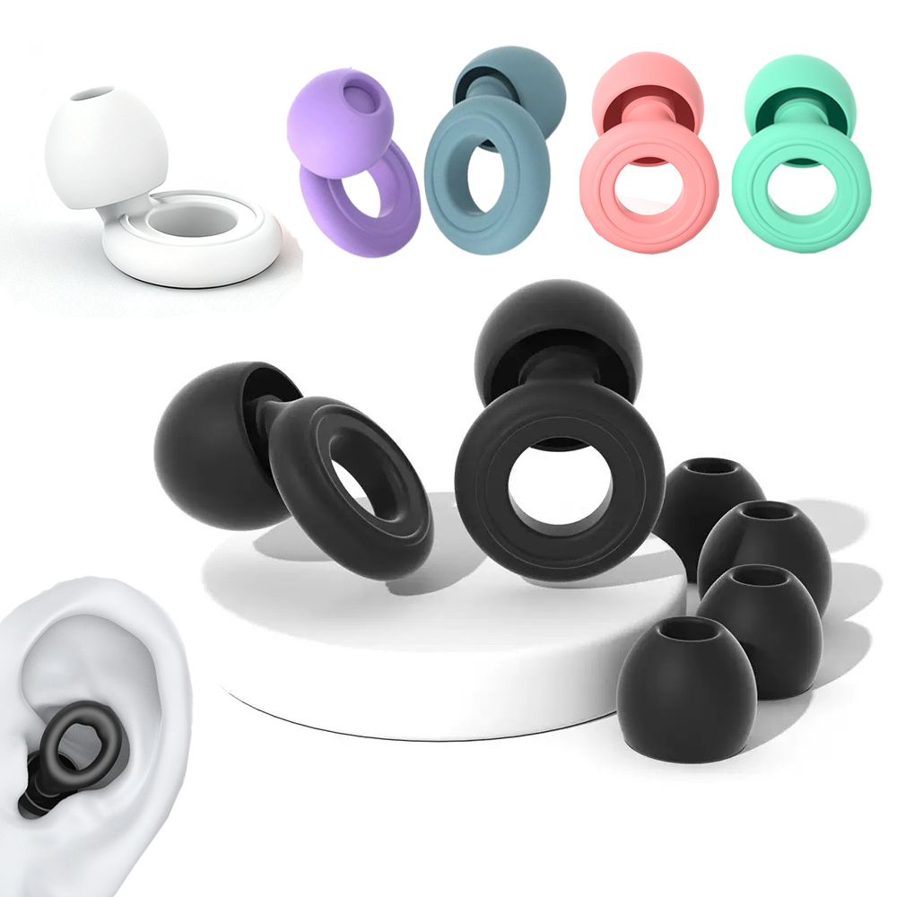 ที่อุดหูแบบห่วง ที่อุดหูสำหรับ - Waterproof Swimming Earplugs Silicone บทวิจารณ์และราคา
