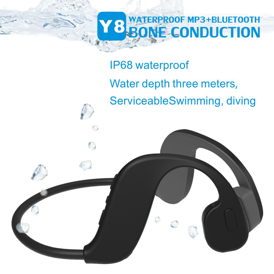 เครื่องเล่น MP3 แบบส่งเสียงผ่า - Swimming Bone Conduction Earphones Ip68 Mp3 บทวิจารณ์และราคา