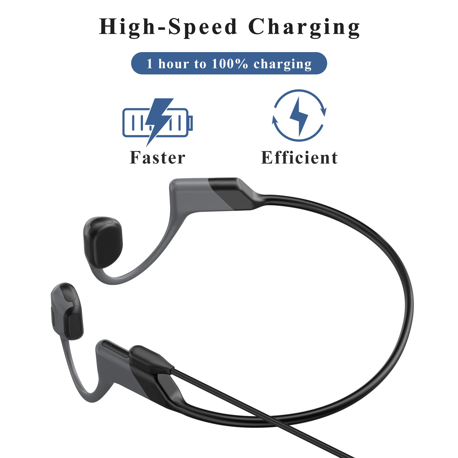 สายชาร์จ USB PVC ชาร์จเร็ว สำห - Magnetic Charging Cable Bone Conduction บทวิจารณ์และราคา