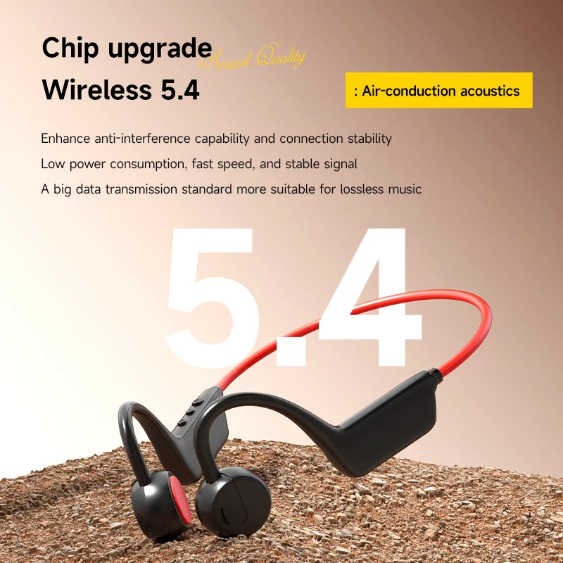 หูฟังบลูทูธ 5.4 แบบนำเสียงผ่าน - Bone Conduction Headphones Bluetooth 5.3 บทวิจารณ์และราคา