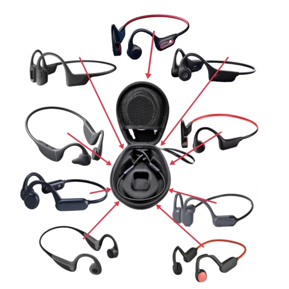 กระเป๋าเก็บหูฟัง EVA สำหรับหูฟ - Hard Travel Case Bone Conduction Earphones บทวิจารณ์และราคา