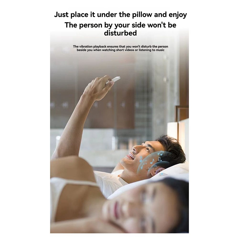 ลำโพงบลูทูธใต้หมอนสำหรับนอนหลั - Bone Conduction Pillow Speaker Sleep Aid บทวิจารณ์และราคา