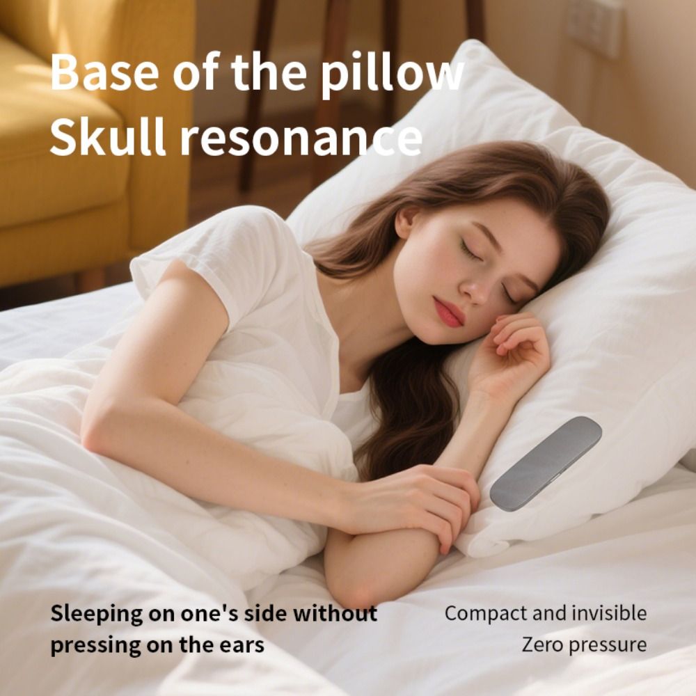 ลำโพงบลูทูธแบบนำเสียงผ่านกระดู - Bone Conduction Pillow Speaker Sleep Aid บทวิจารณ์และราคา