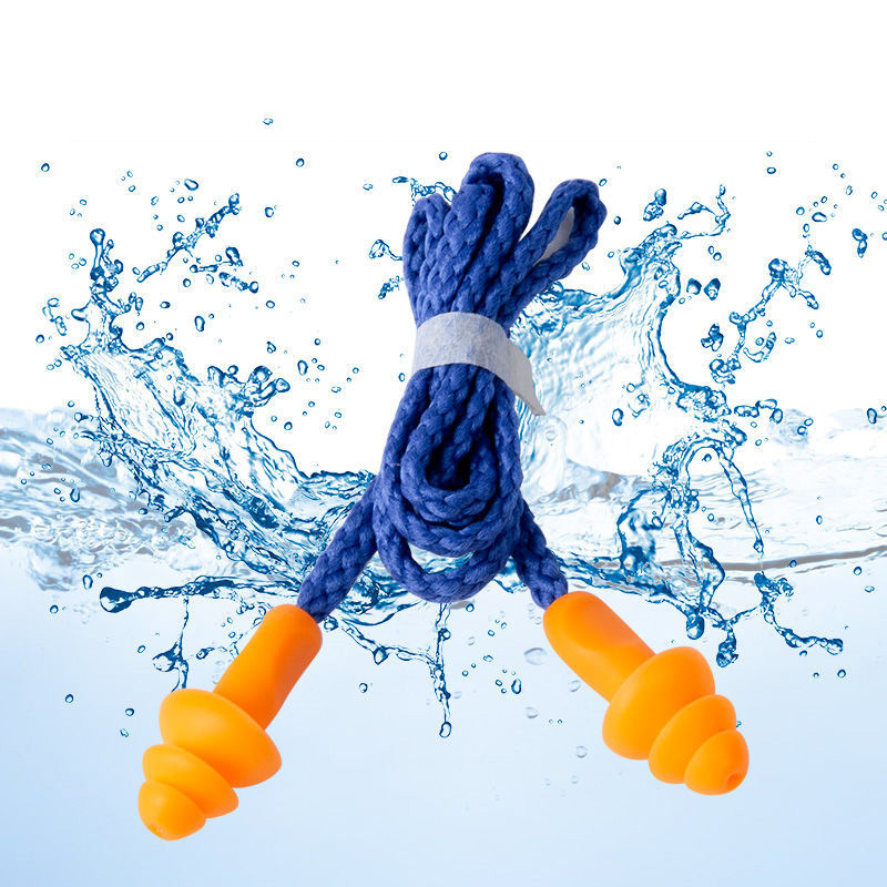 2ชิ้นที่อุดหูซิลิโคนที่อุดหูลด - Waterproof Swimming Earplugs Silicone บทวิจารณ์และราคา