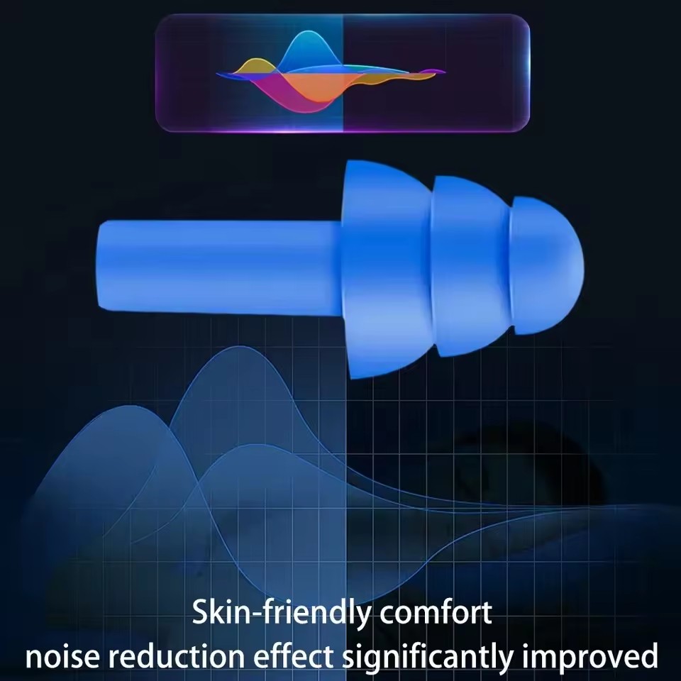 ที่อุดหูซิลิโคนอ่อนนุ่มกันน้ํา - Waterproof Swimming Earplugs Silicone บทวิจารณ์และราคา