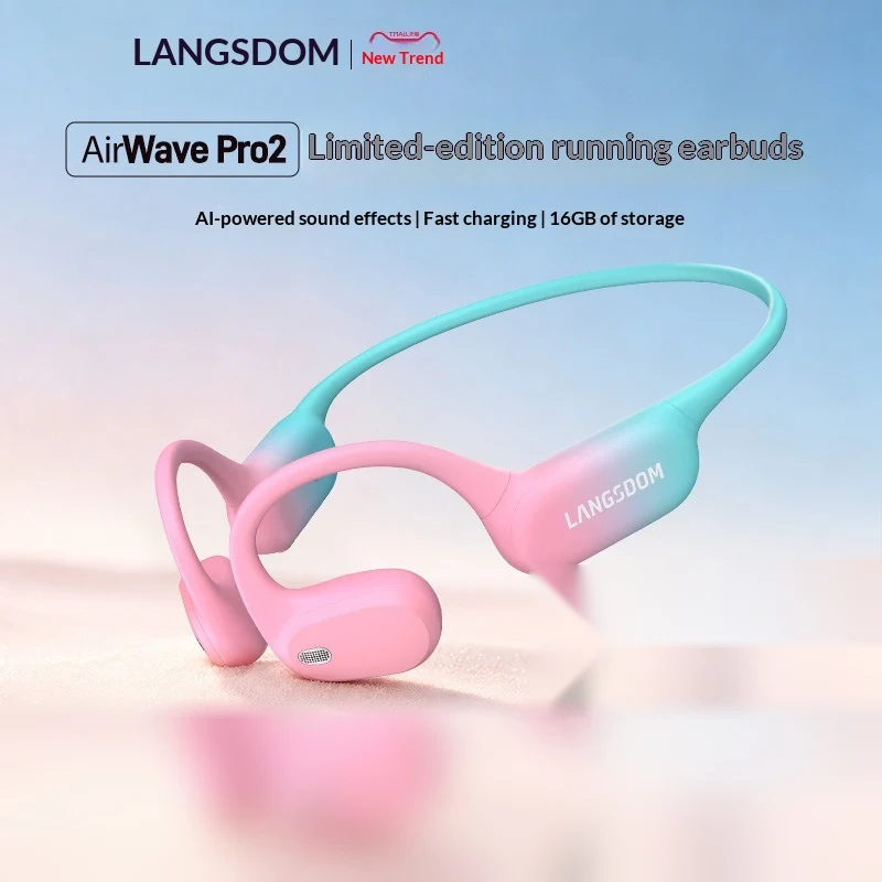 หูฟังบลูทูธแบบเปิดหู LANGSDOM  - Air Conduction Open Ear Running Earbuds บทวิจารณ์และราคา