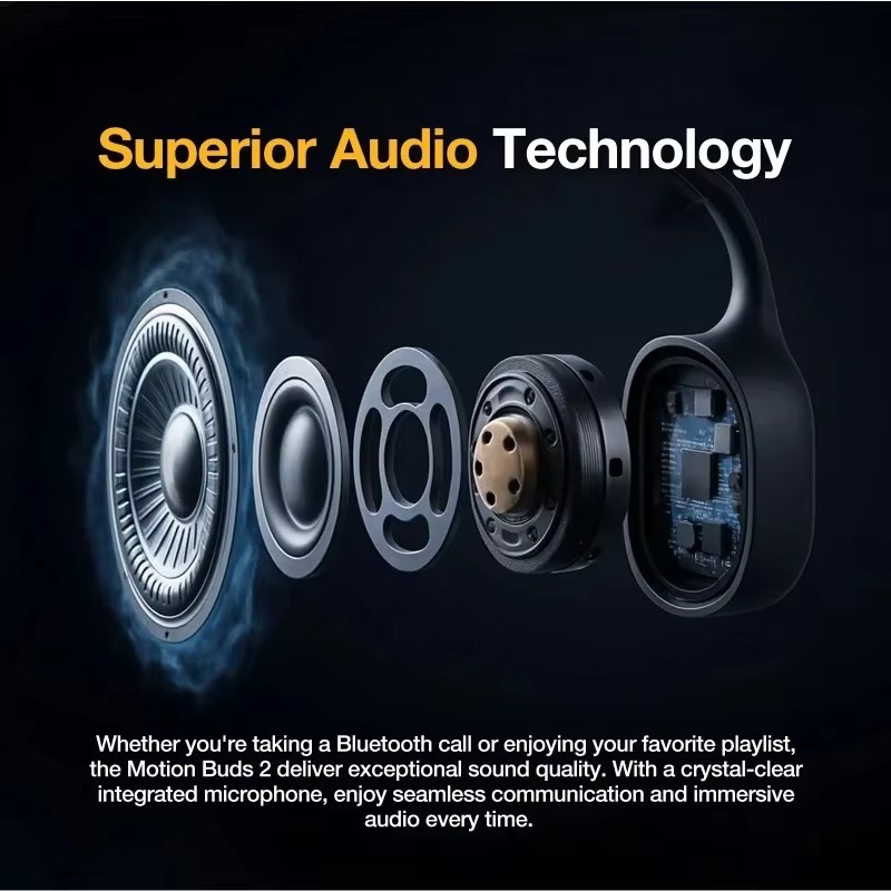 หูฟัง AGM Motion Buds 2 แบบใส่ - Magnetic Charging Cable Bone Conduction บทวิจารณ์และราคา