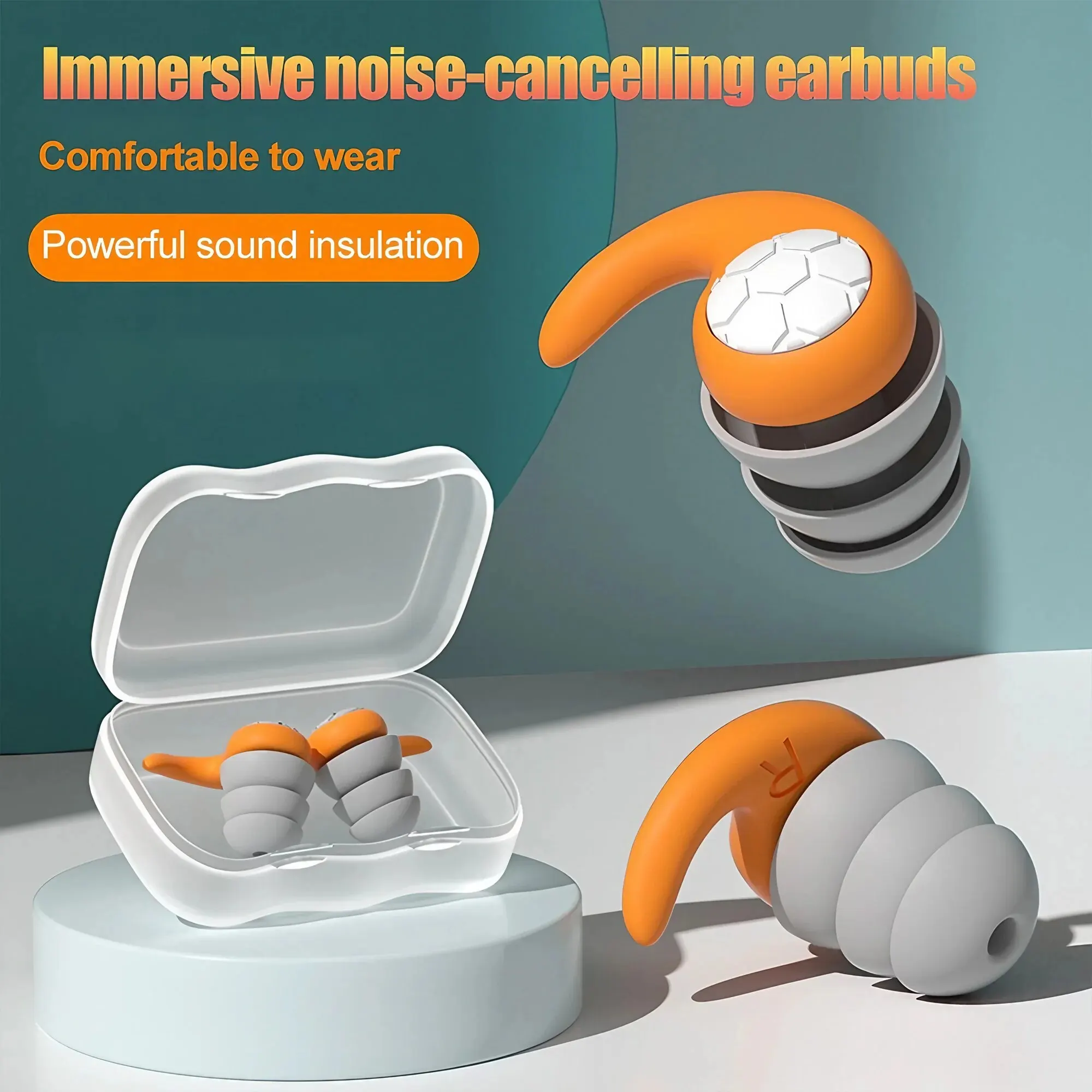 ที่อุดหูตัดเสียงรบกวนซิลิโคนสา - Waterproof Swimming Earplugs Silicone บทวิจารณ์และราคา