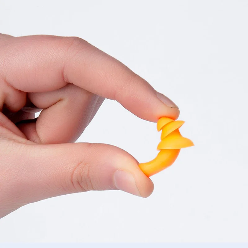 2 ชิ้นที่อุดหูกันน้ําลดเสียงรบ - Waterproof Swimming Earplugs Silicone บทวิจารณ์และราคา
