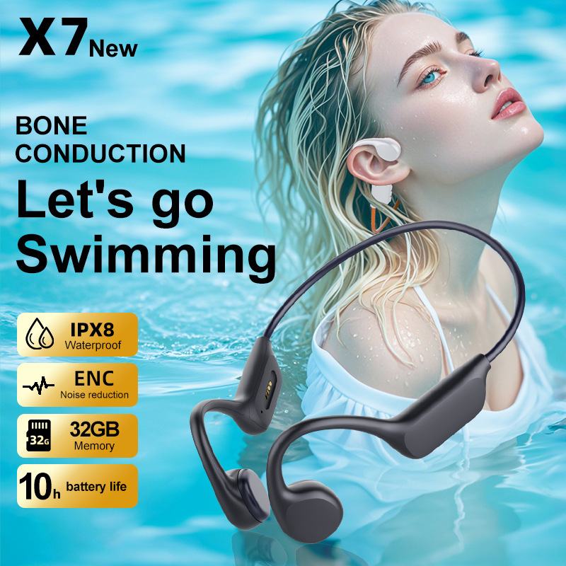 หูฟังบลูทูธแบบกระดูกนำเสียง X7 - Sports Headband With Bone Conduction บทวิจารณ์และราคา
