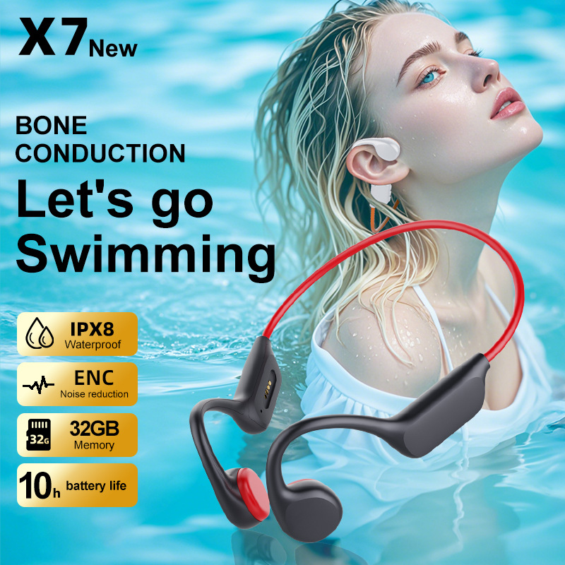 หูฟังบลูทูธแบบกระดูกนำเสียง X7 - Sports Headband With Bone Conduction บทวิจารณ์และราคา