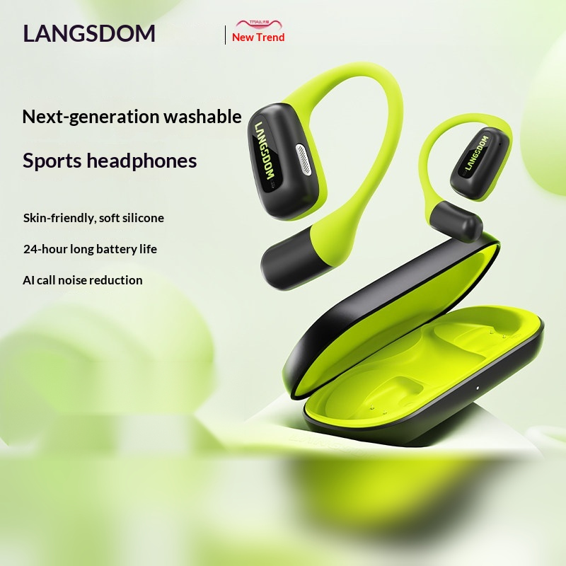 หูฟังบลูทูธไร้สายแบบเปิดหู LAN - Air Conduction Open Ear Running Earbuds บทวิจารณ์และราคา