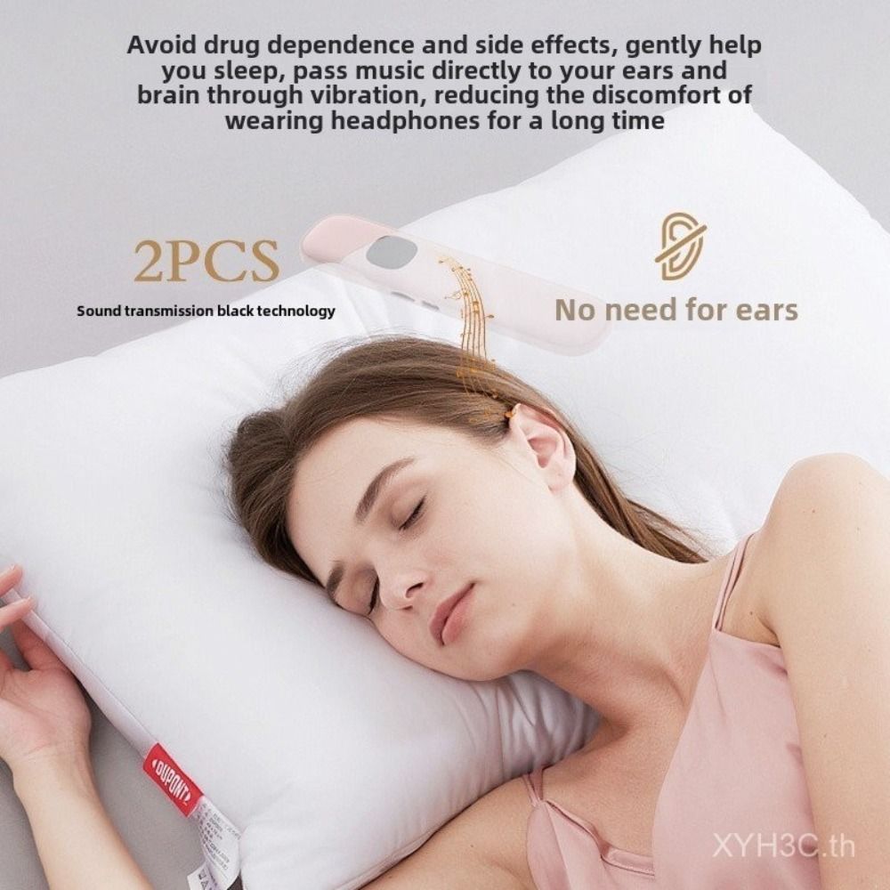 ลำโพงแบบพกพาสำหรับนอนหลับ ใช้เ - Bone Conduction Pillow Speaker Sleep Aid บทวิจารณ์และราคา