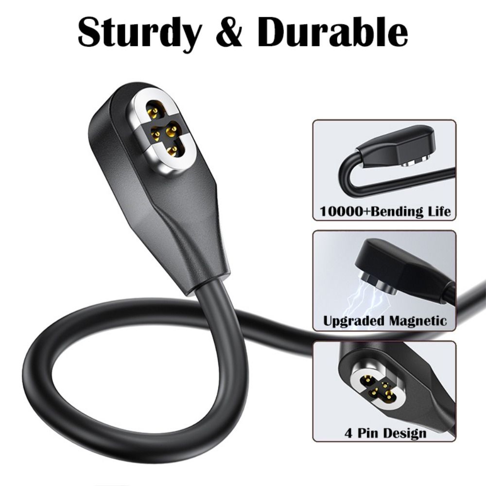 สายชาร์จ USB แบบแม่เหล็ก ยาว 1 - Magnetic Charging Cable Bone Conduction บทวิจารณ์และราคา