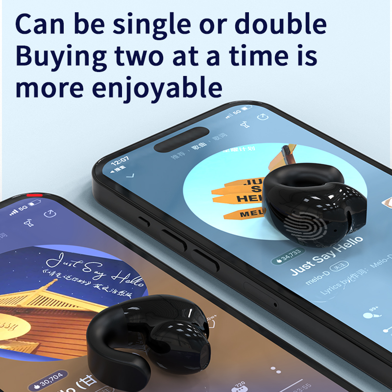 หูฟังไร้สายบลูทูธ TWS ชุดหูฟัง - Bone Conduction Headphones Bluetooth 5.3 บทวิจารณ์และราคา