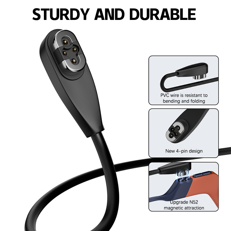หูฟังแบบนำเสียงผ่านกระดูก Shok - Magnetic Charging Cable Bone Conduction บทวิจารณ์และราคา