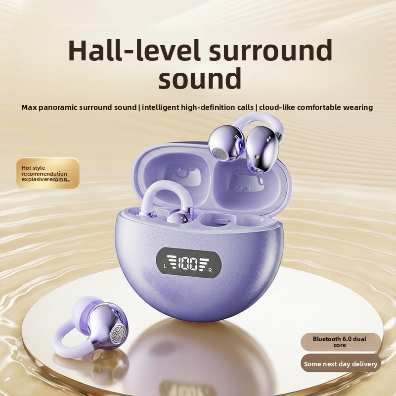 หูฟังบลูทูธแบบนำเสียงผ่านกระดู - Bone Conduction Headphones Bluetooth 5.3 บทวิจารณ์และราคา