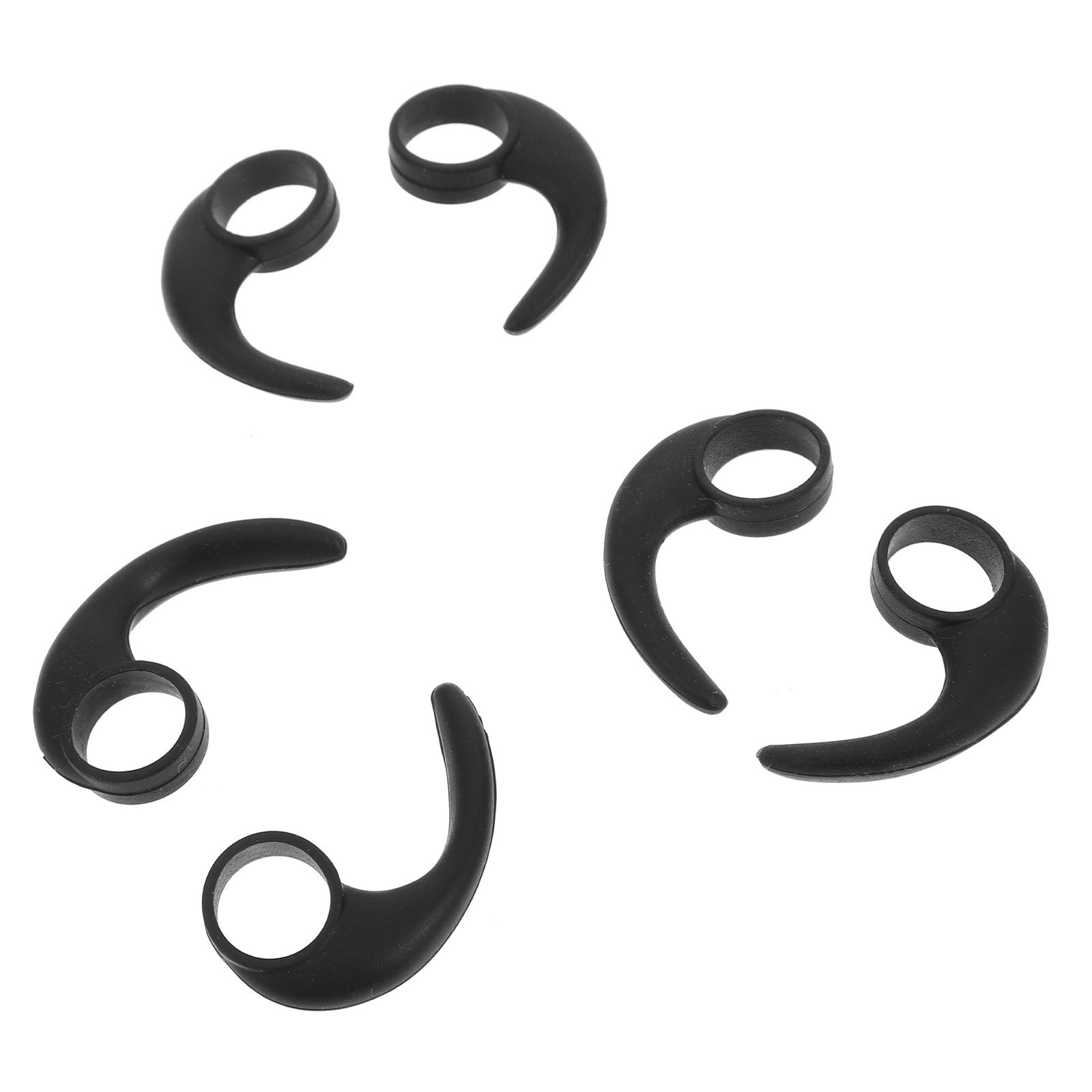 6 ชิ้น คลิปตะขอหูฟังซิลิโคน กั - Silicone Ear Hooks Sports Headphones บทวิจารณ์และราคา